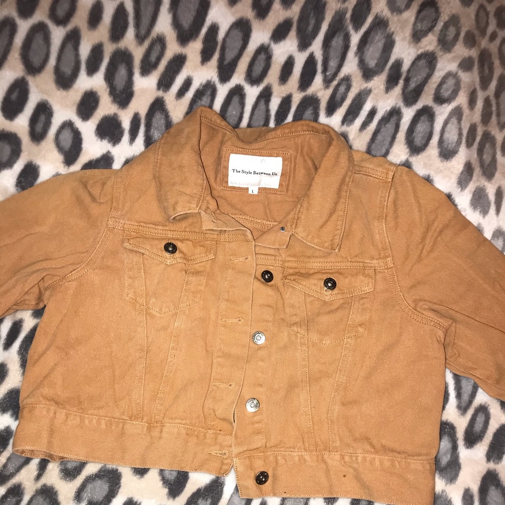 Brown jean jacket